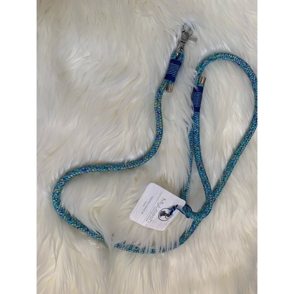 Dog Mermaid Blue My Leash Custom Dog Accessories Collar And Leash Set